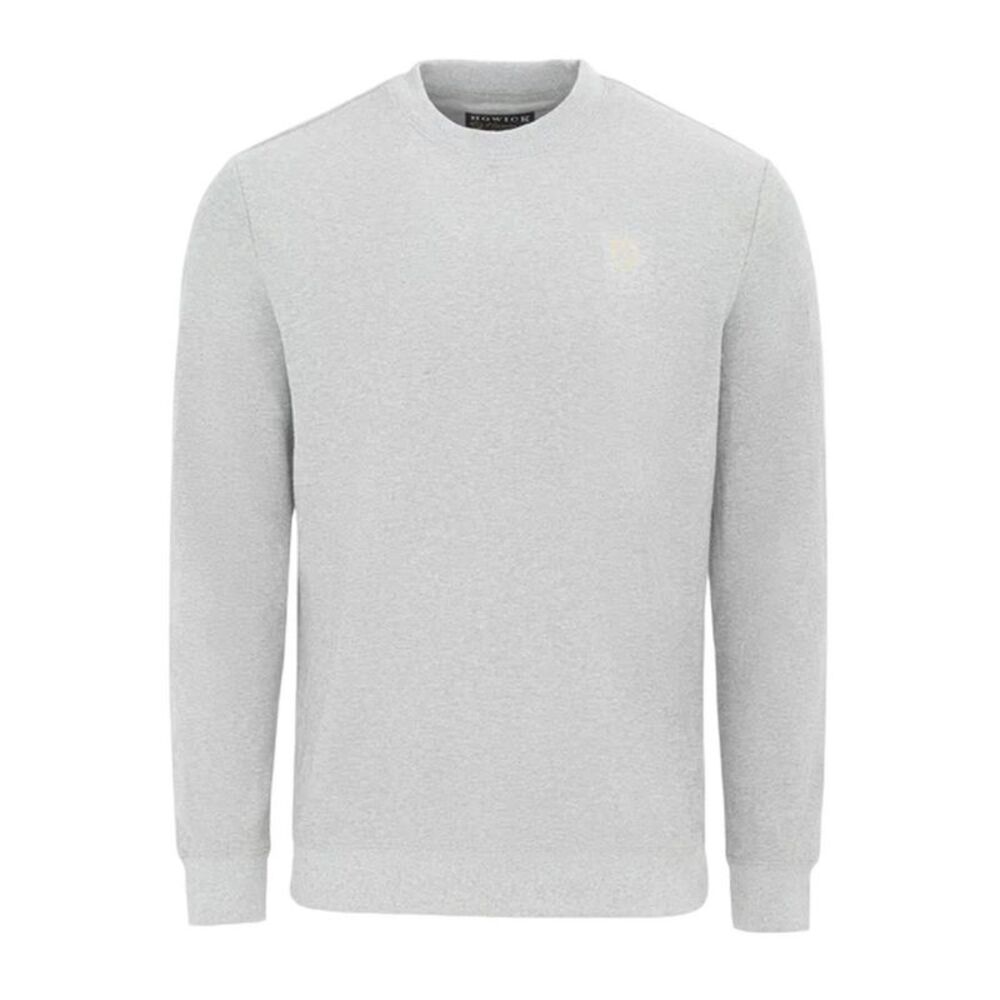 Howick Mens Logo Sweatshirt / Light Grey